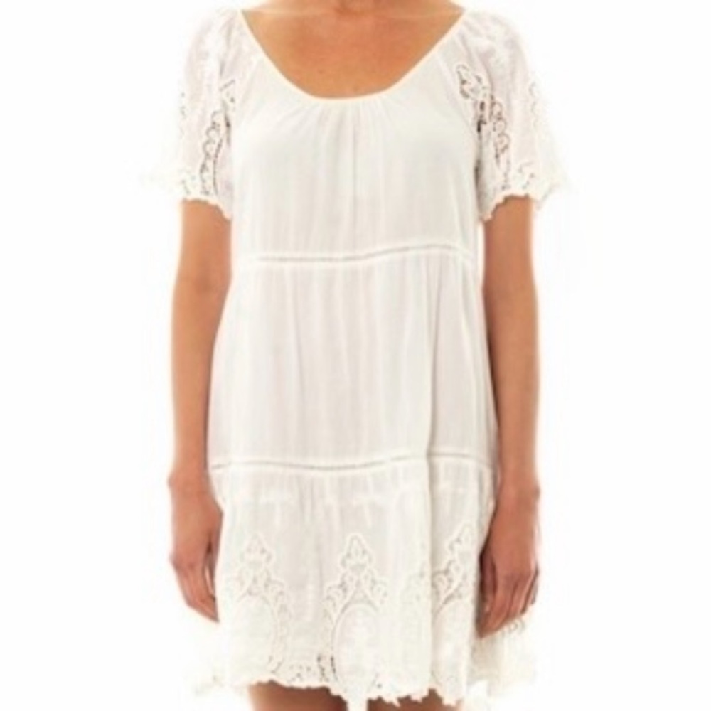 Velvet by Graham & Spencer - Carol Dress - White Cotton Size Small NET-A-PORTER